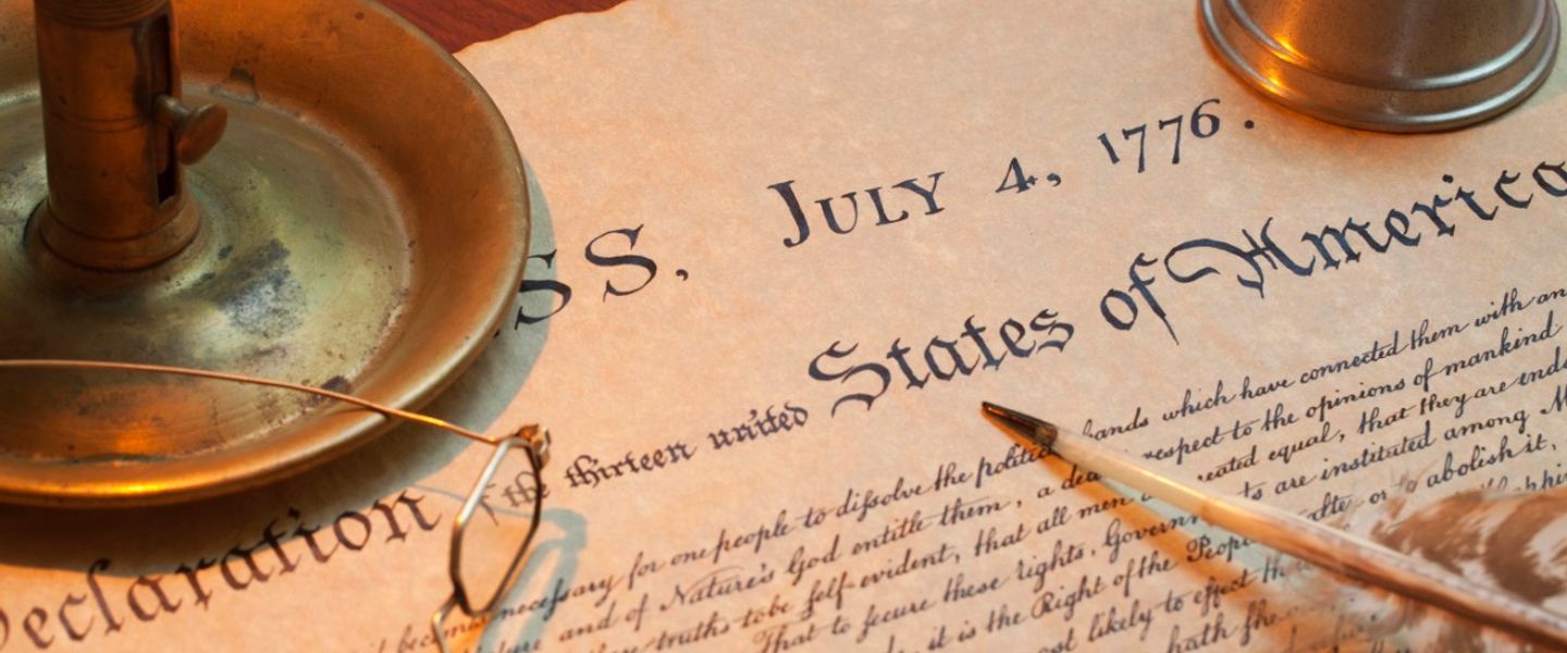 The Declaration of Independence, adopted on July 4, 1776, boldly asserted 'Life, Liberty, and the pursuit of Happiness.' #IndependenceDay